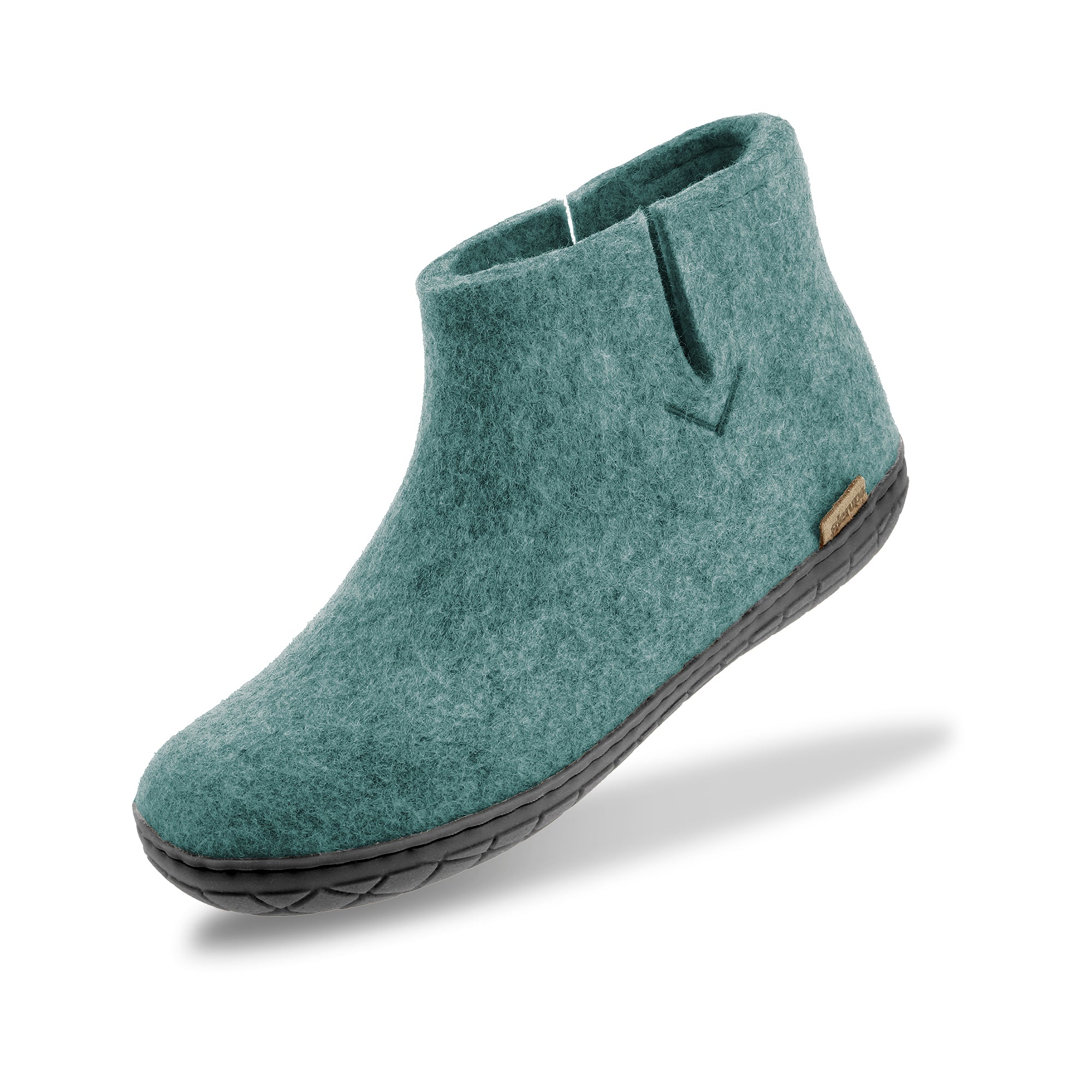 Boot with natural rubber sole - black - North Sea