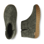 Boot with natural rubber sole - honey - Forest