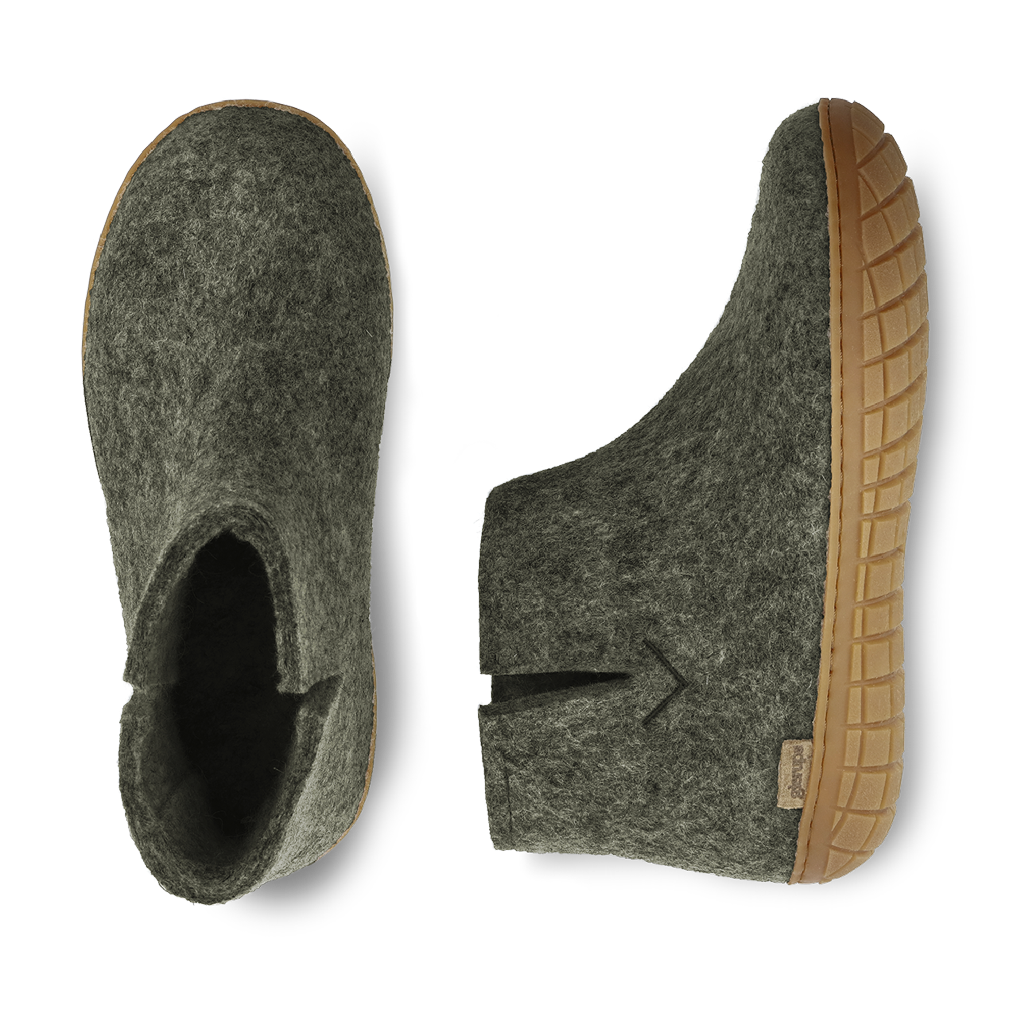 Boot with natural rubber sole - honey - Forest