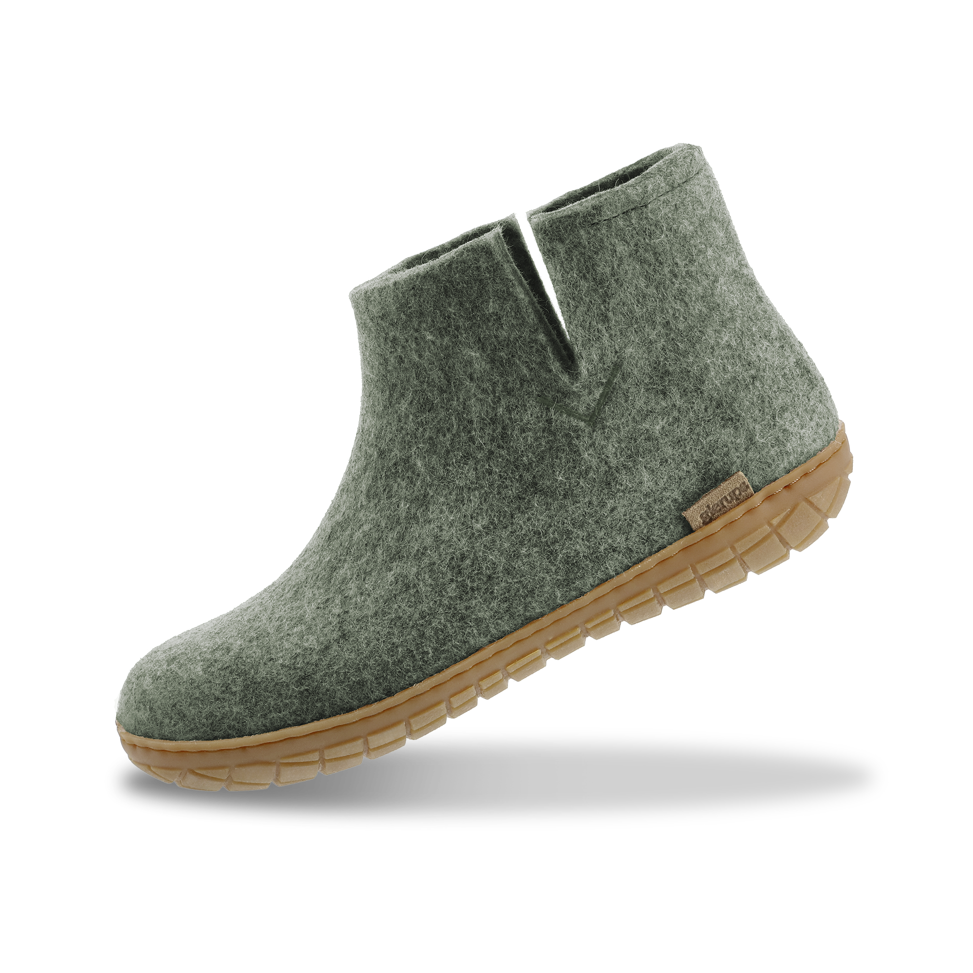 Boot with natural rubber sole - honey - Moss
