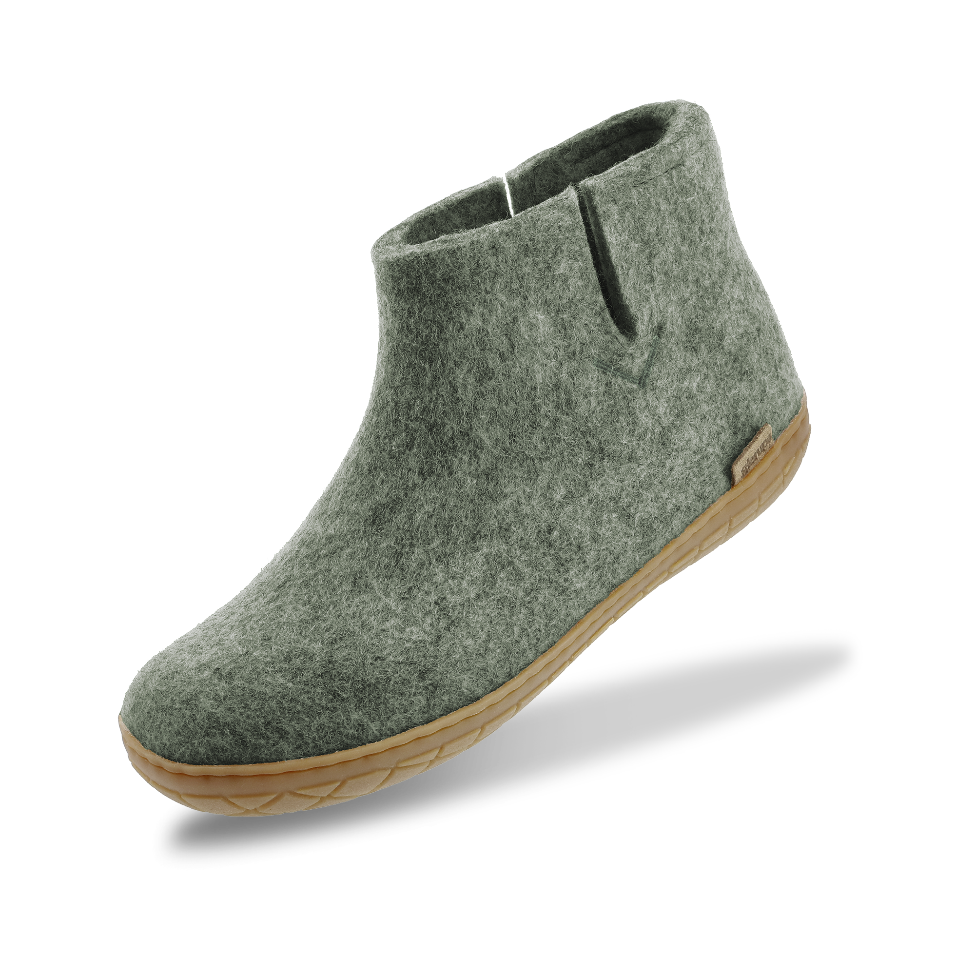 Boot with natural rubber sole - honey - Moss