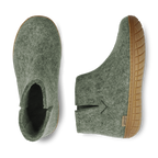 Boot with natural rubber sole - honey - Moss