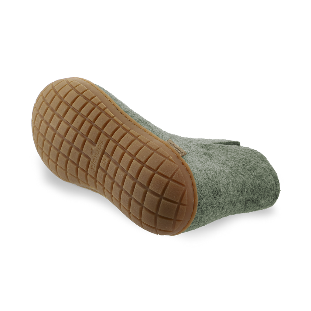 Boot with natural rubber sole - honey - Moss