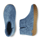 Boot with natural rubber sole - honey - Petrol