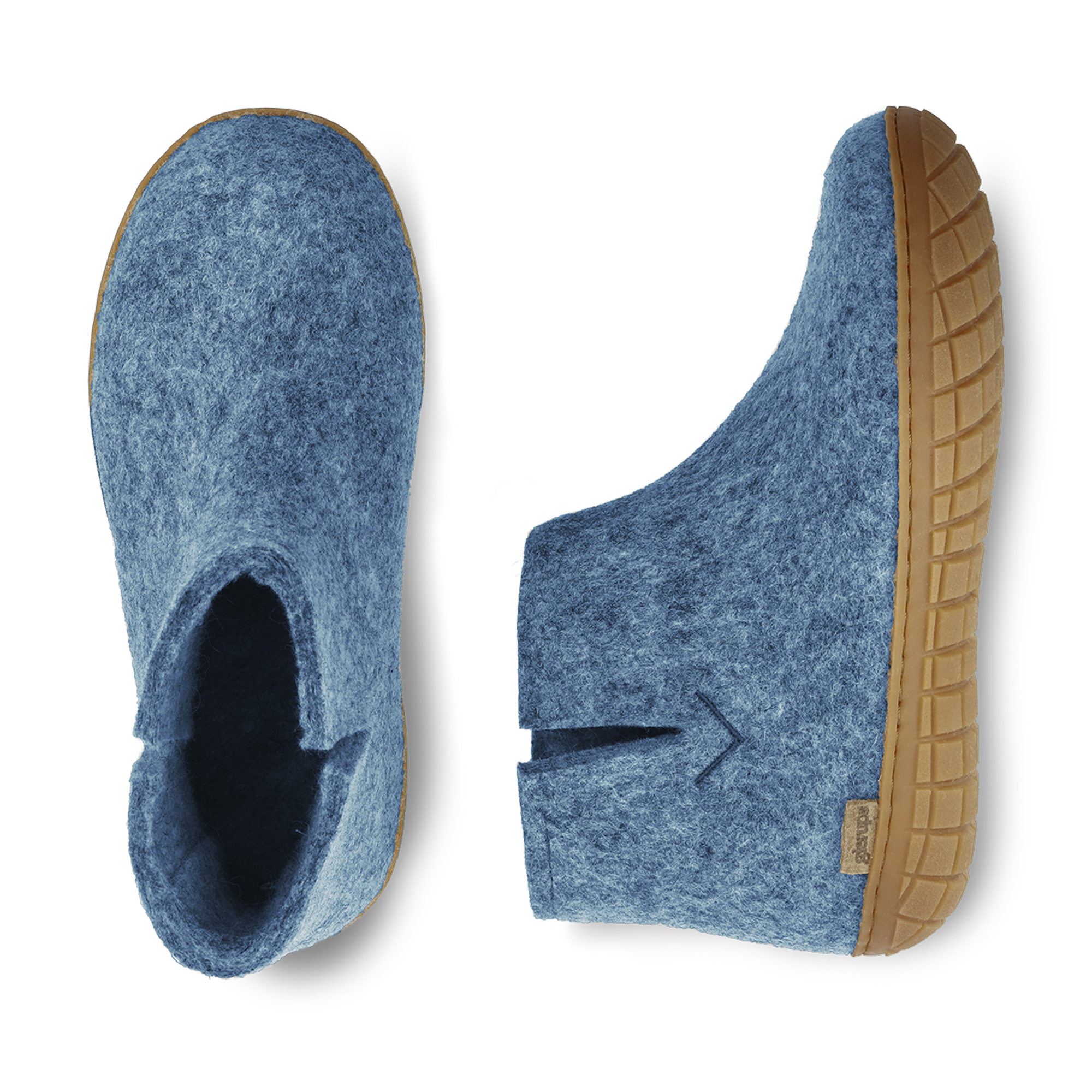 Boot with natural rubber sole - honey - Petrol