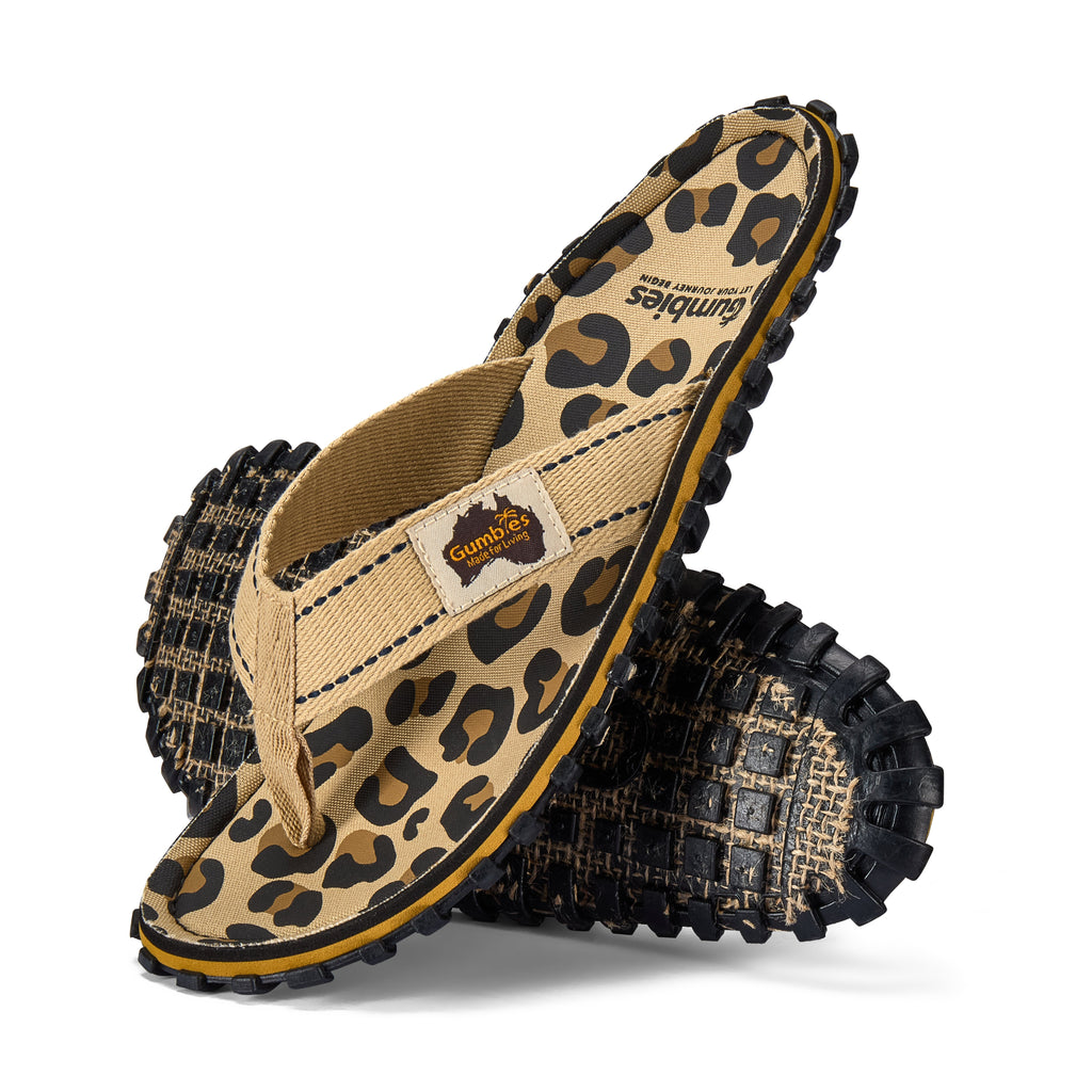 Islander Flip-Flops - Leopard Print