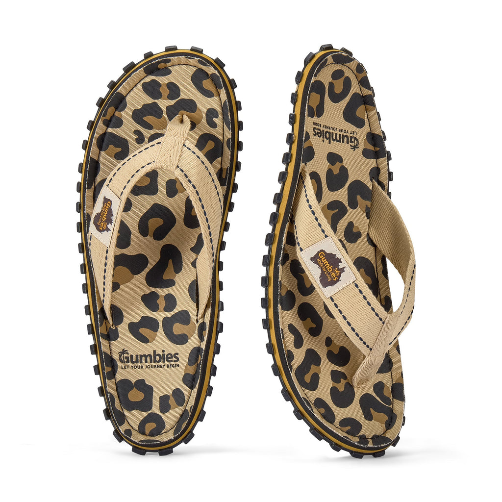 Islander Flip-Flops - Leopard Print