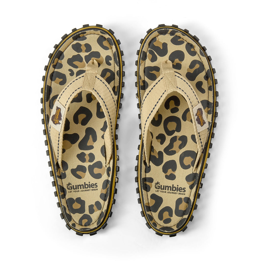 Islander Flip-Flops - Leopard Print