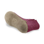 Boot with leather sole - Cranberry