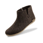 Boot with leather sole - Chestnut