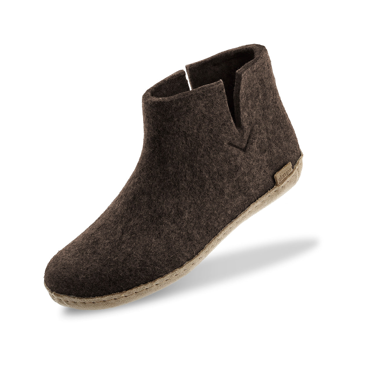 Boot with leather sole - Chestnut