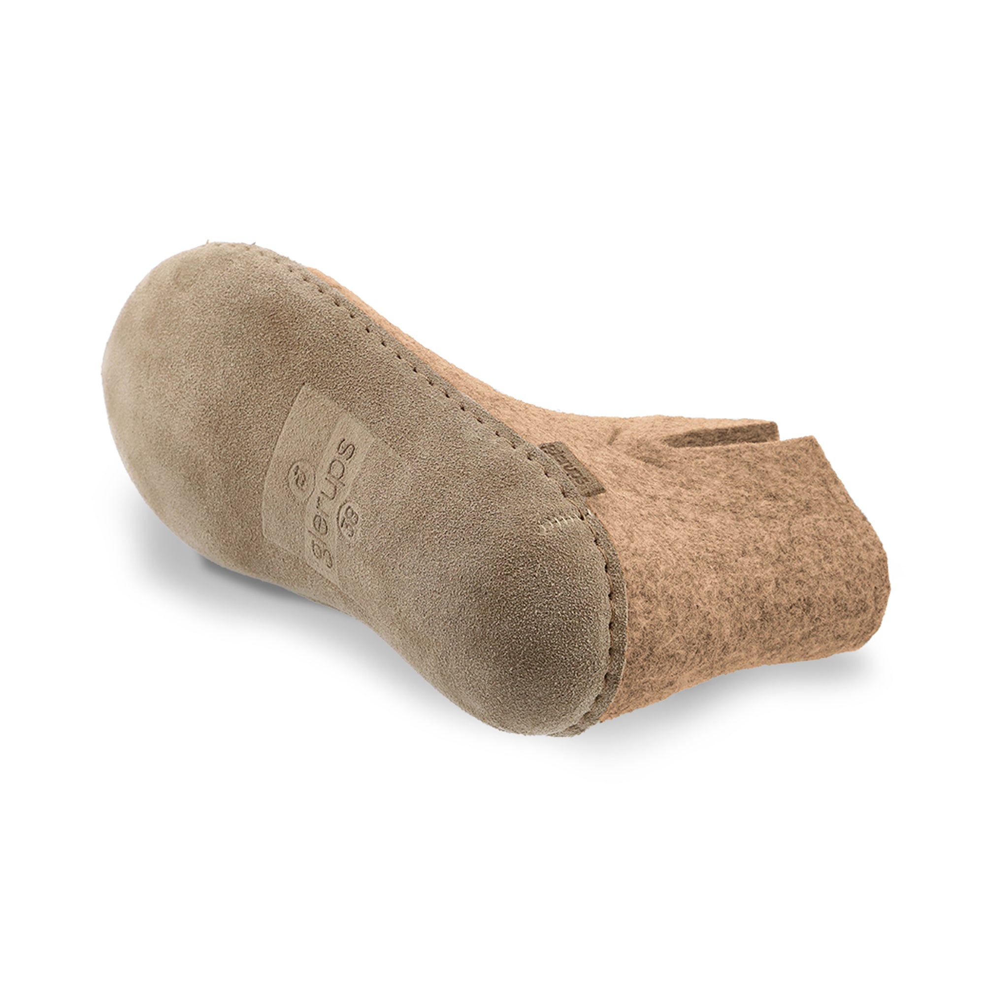 Boot with leather sole - Sand