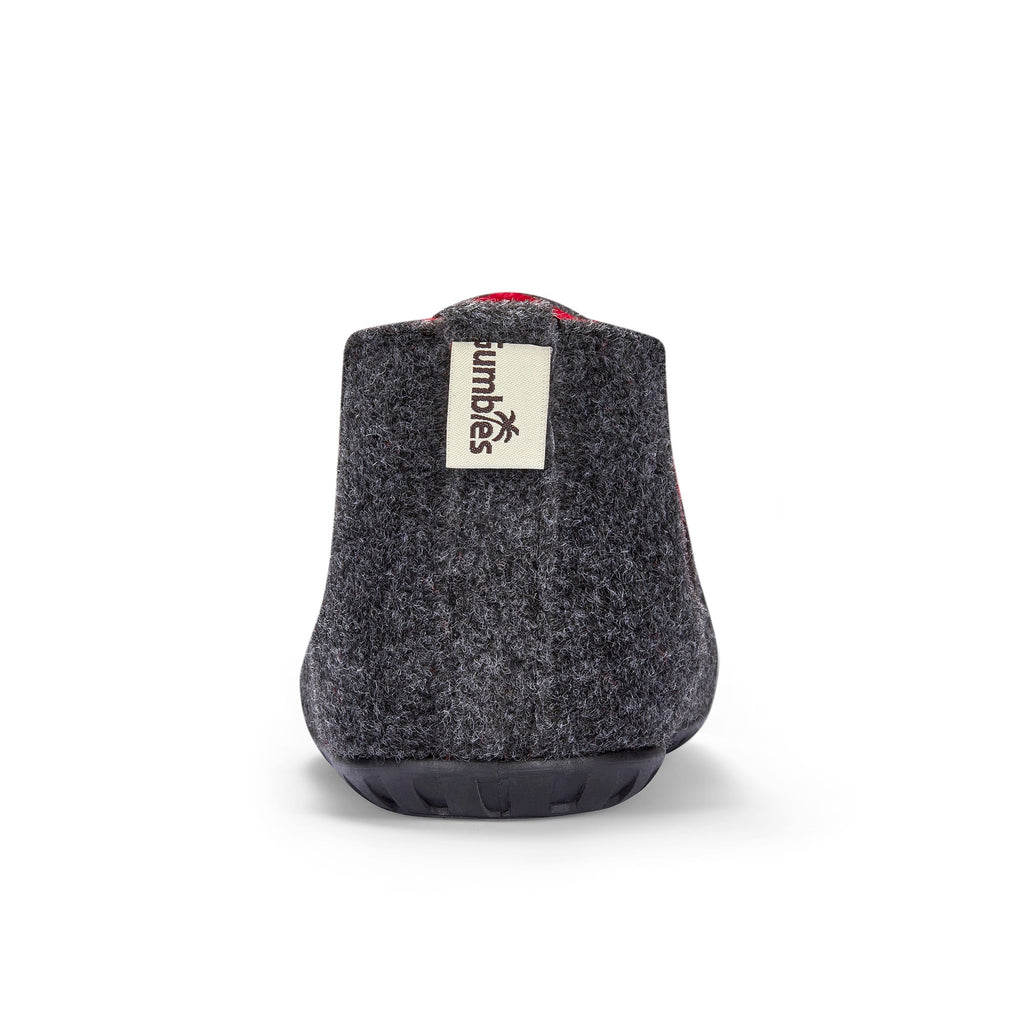 Brumby - Charcoal & Red