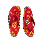 Islander Flip-Flops - Red Muti G