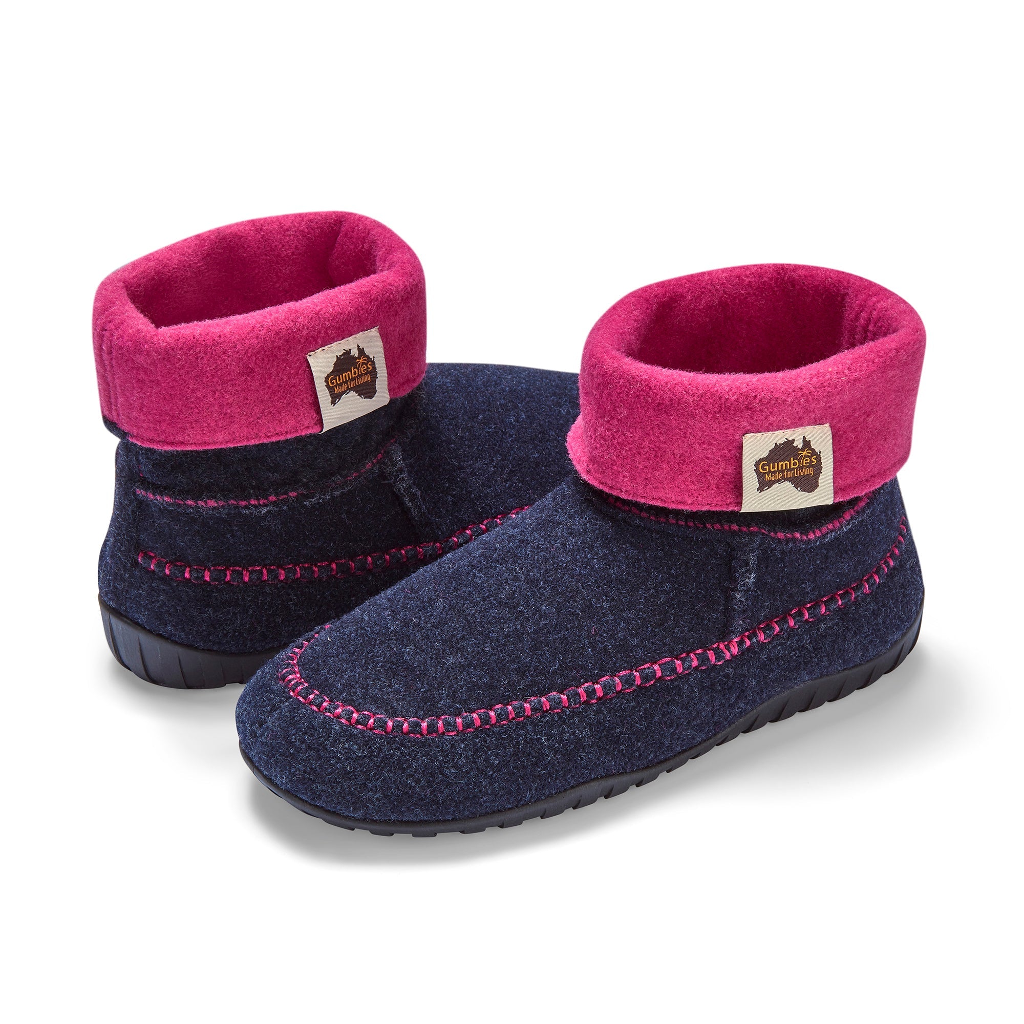 Thredbo - Navy & Pink
