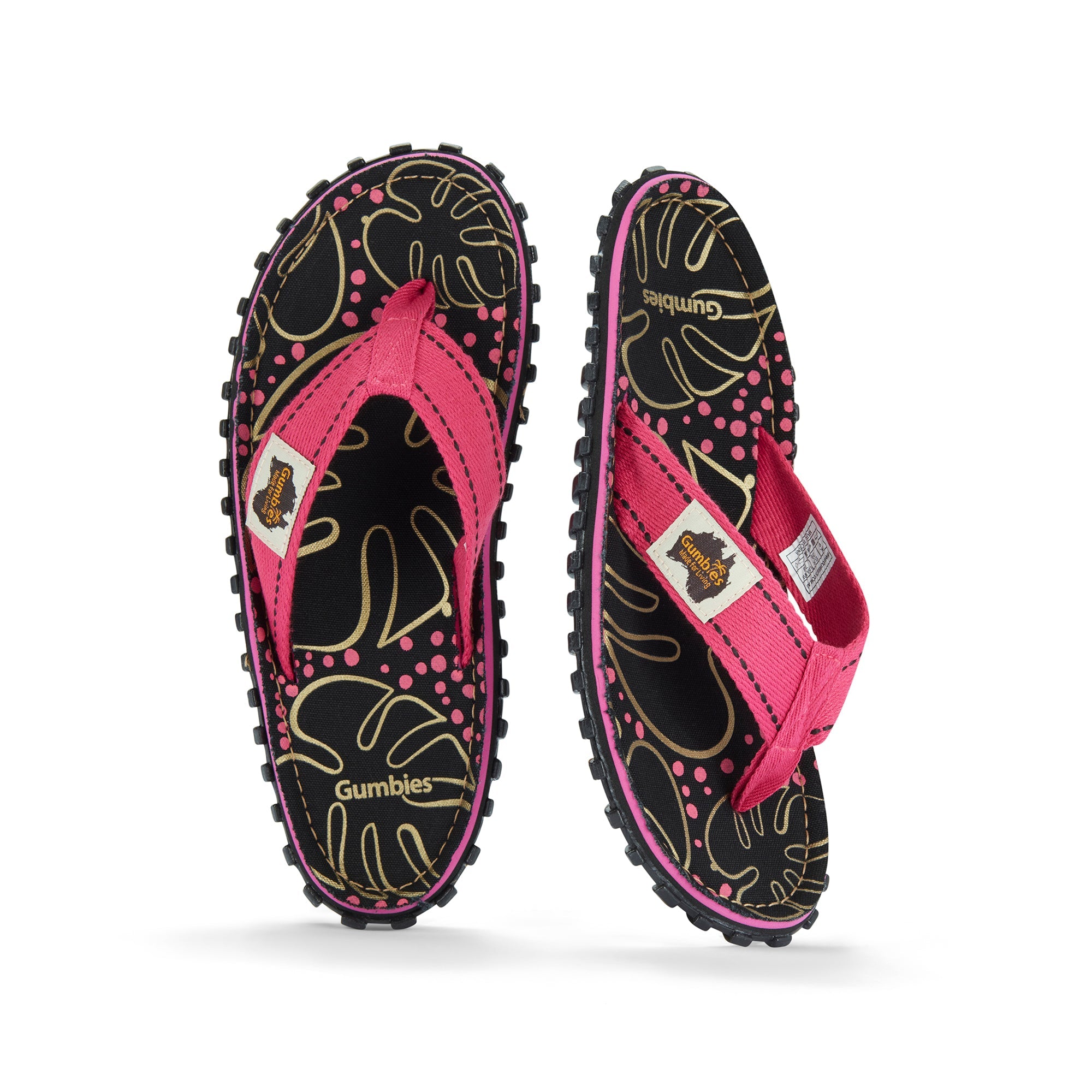 Islander Flip-Flops - Tropical Black