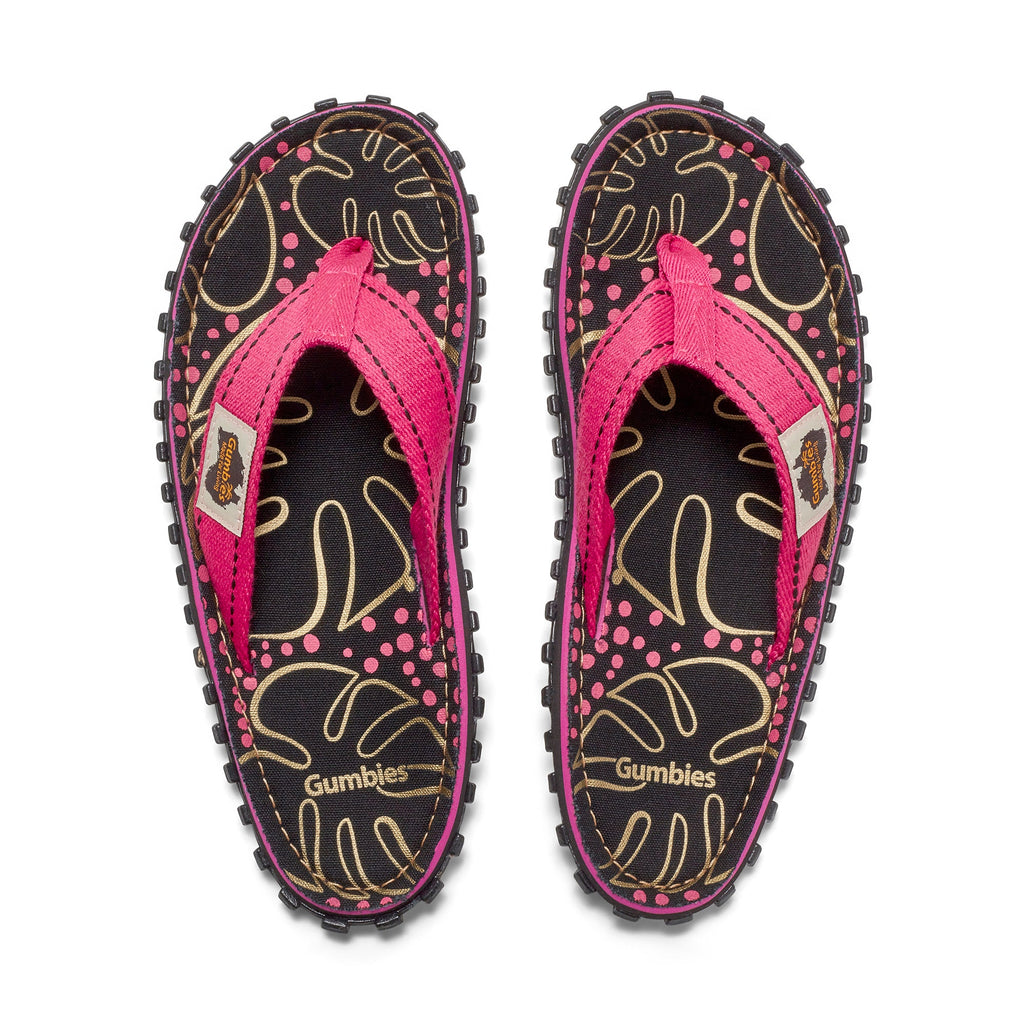 Islander Flip-Flops - Tropical Black