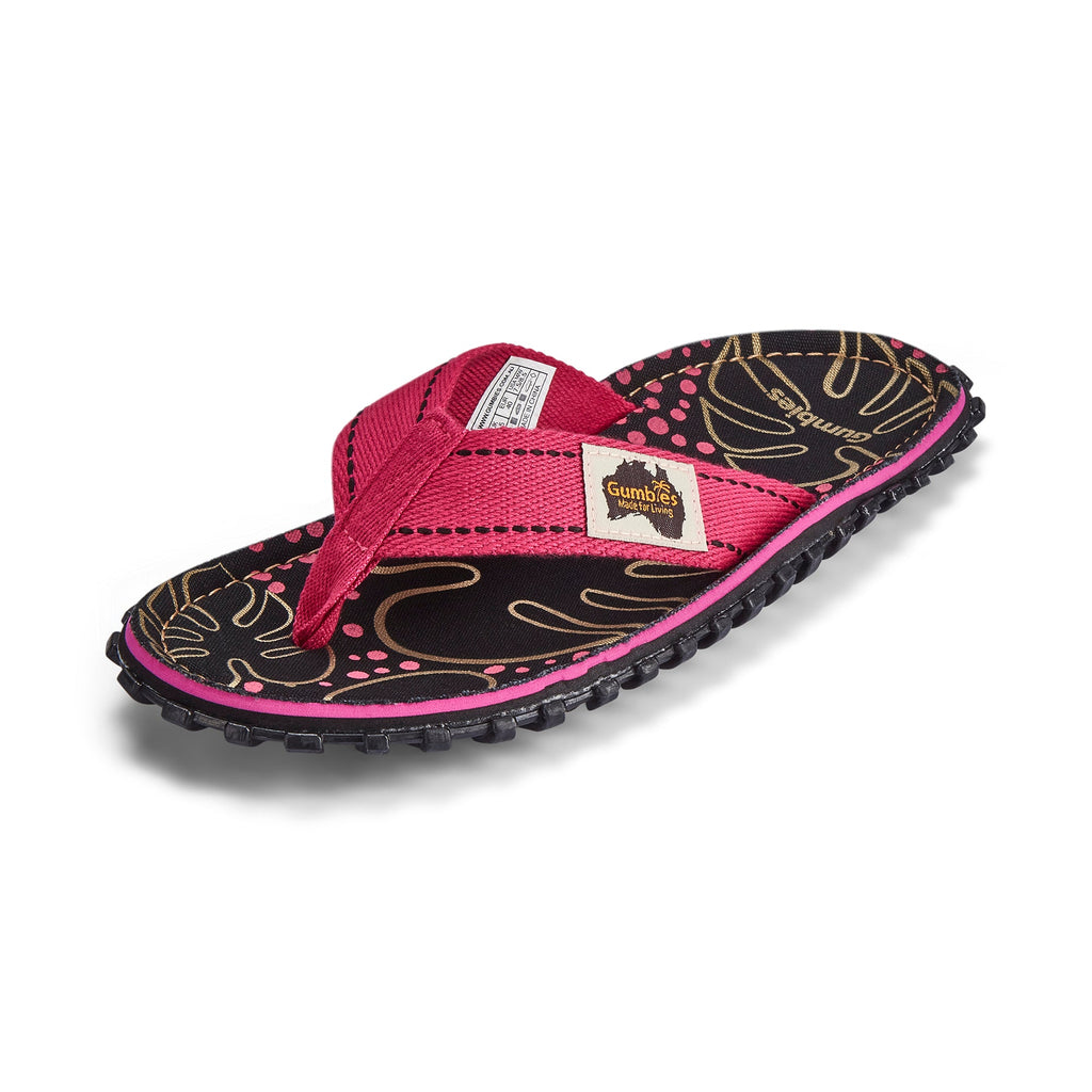 Islander Flip-Flops - Tropical Black