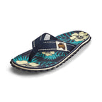 Islander Flip-Flops - Blue Hibiscus
