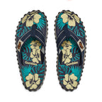 Islander Flip-Flops - Blue Hibiscus