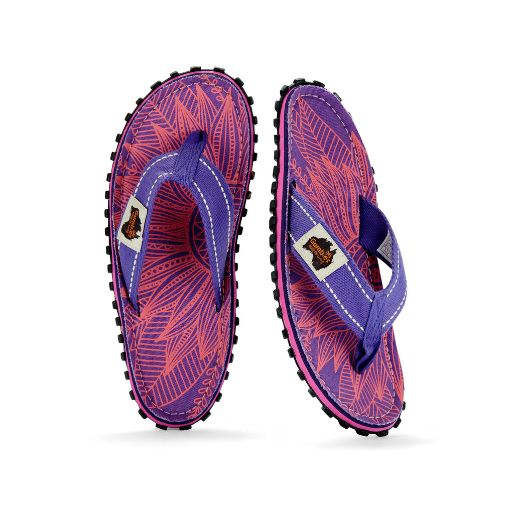 Islander Flip-Flops - Purple Sunflower