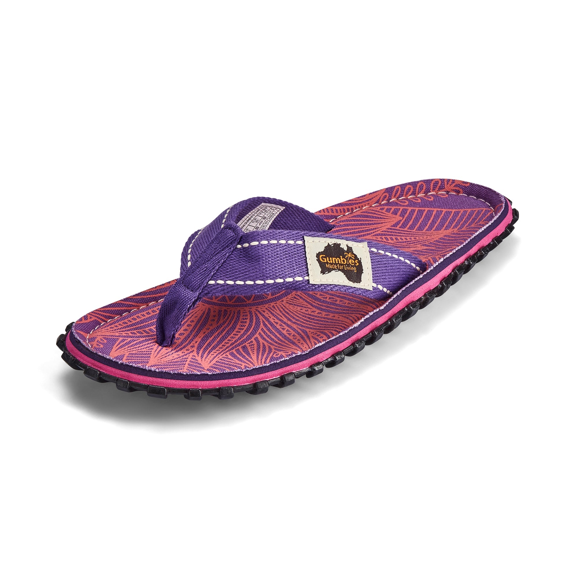 Islander Flip-Flops - Purple Sunflower