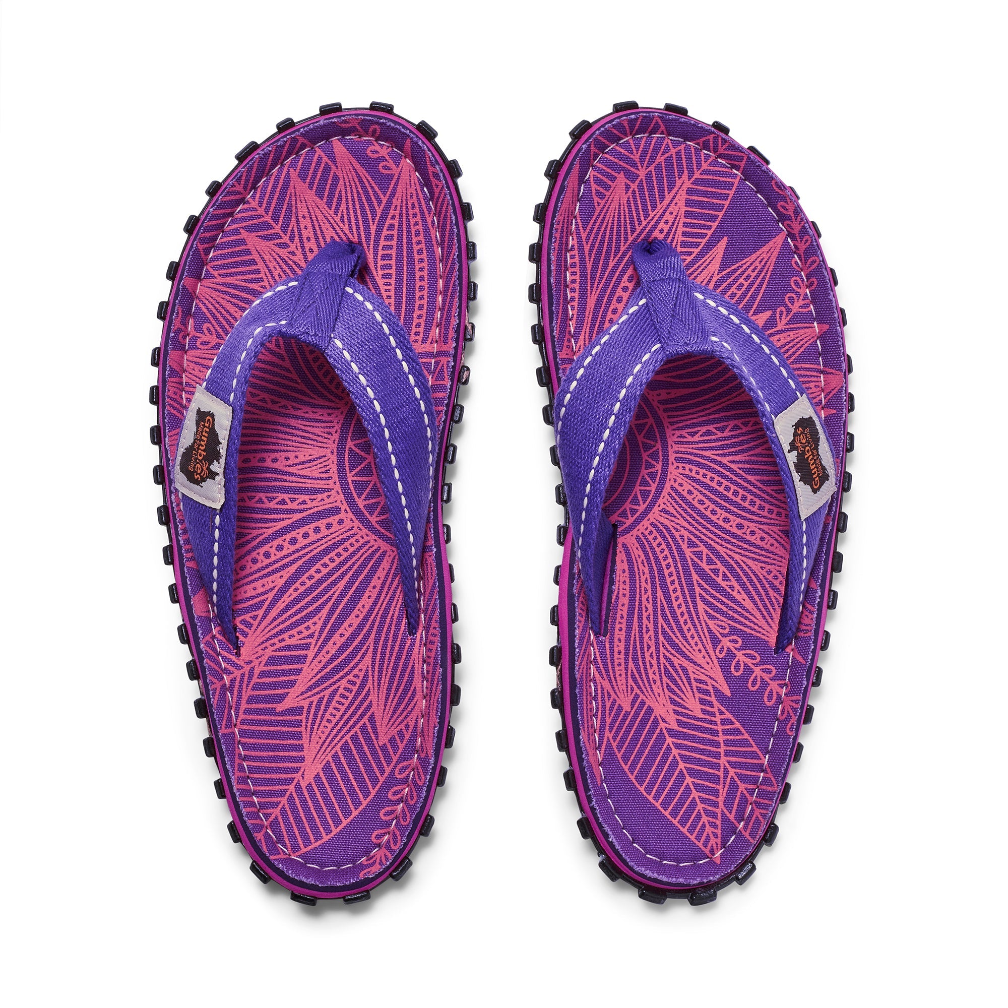 Islander Flip-Flops - Purple Sunflower