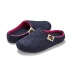 Outback Slippers - Navy & Pink