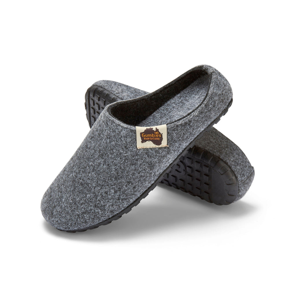 Outback Slippers - Grey & Charcoal