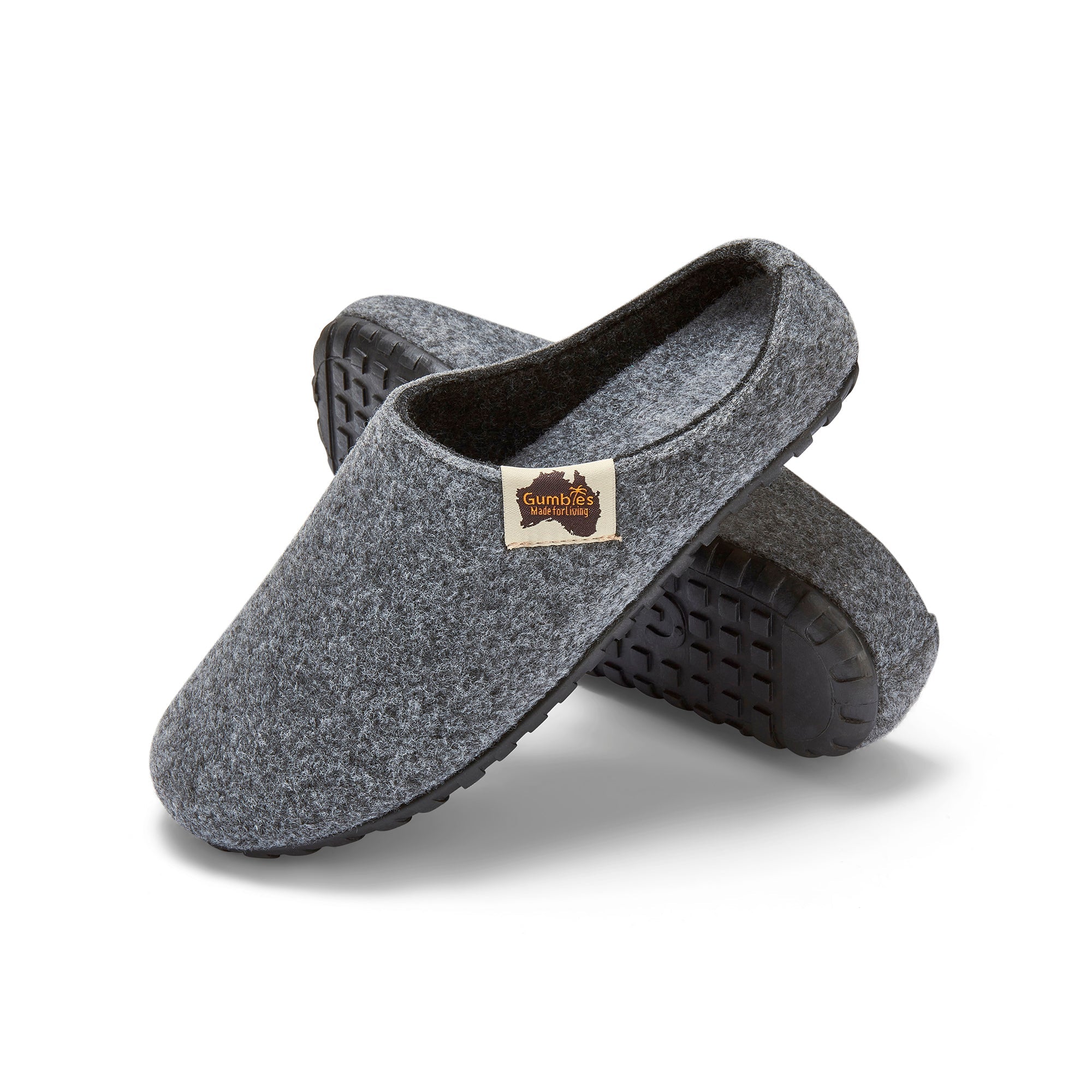 Outback Slippers - Grey & Charcoal