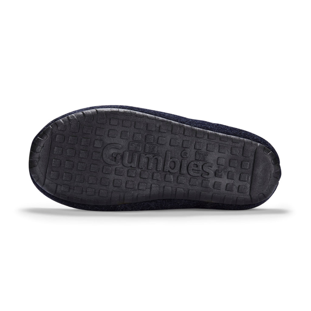 Outback Slippers - Navy & Grey