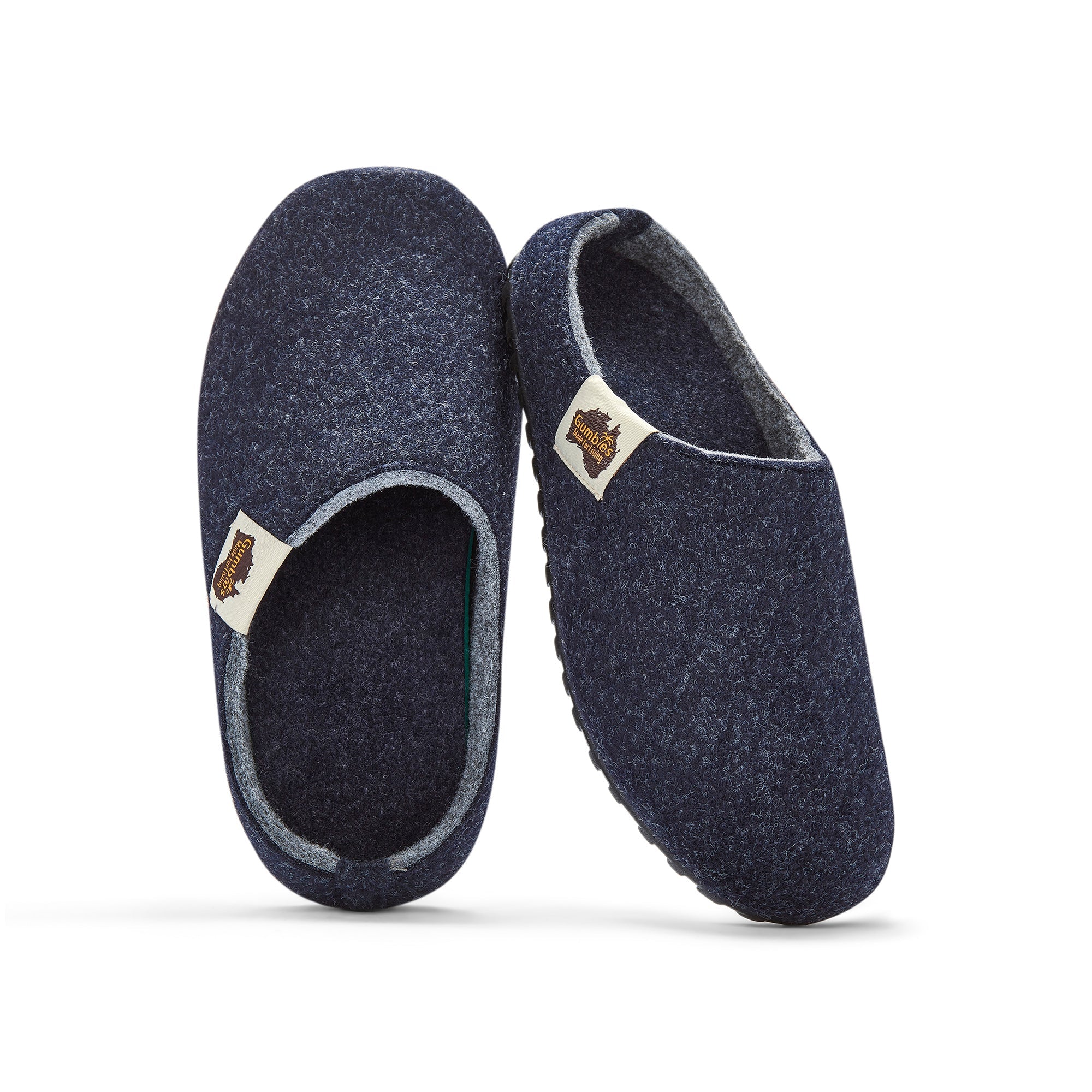 Outback Slippers - Navy & Grey