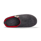 Outback Slippers - Charcoal & Red