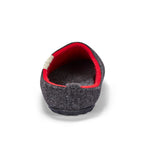 Outback Slippers - Charcoal & Red