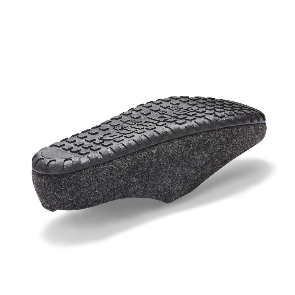 Outback Slippers - Charcoal & Red