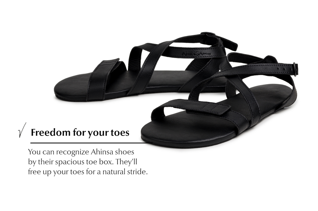 Hava barefoot black sandals
