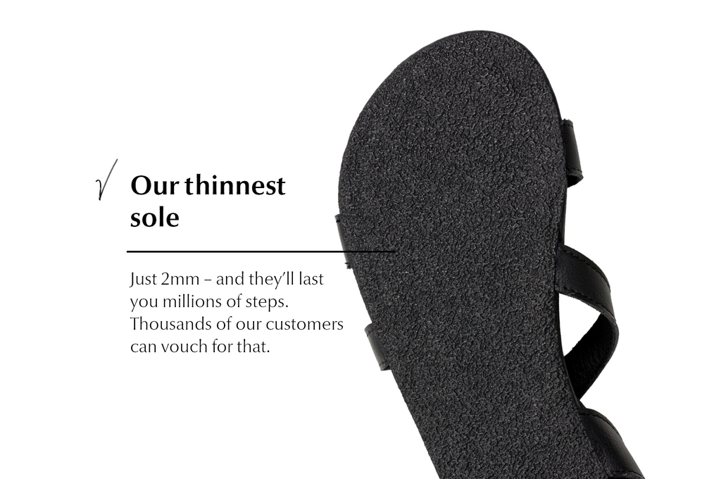 Hava barefoot black sandals