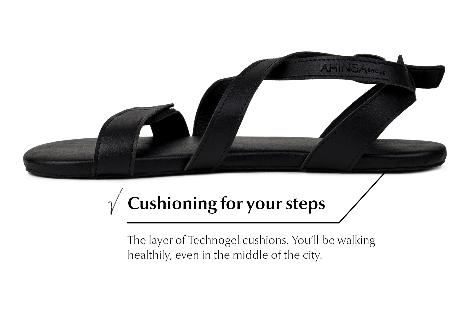 Hava Comfort sandals black