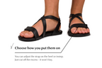 Hava Comfort sandals black