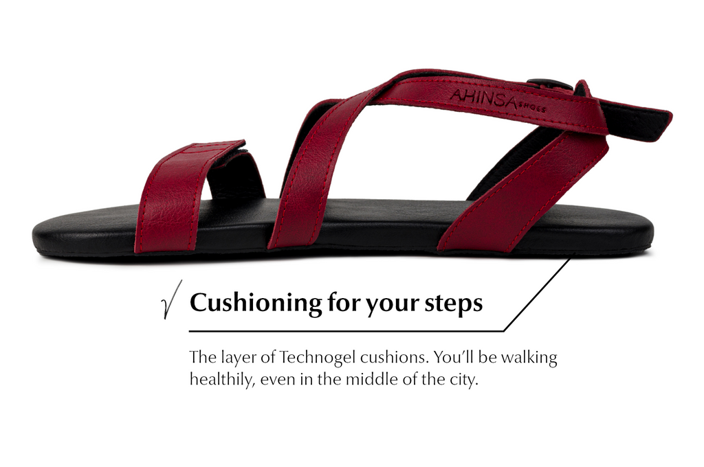 Hava Comfort sandals burgundy