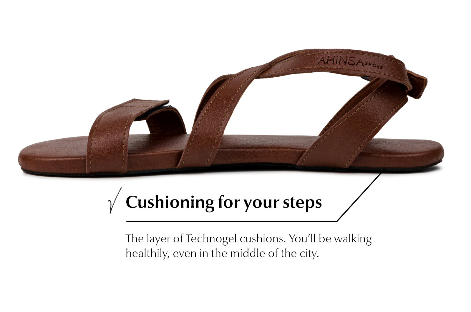 Hava Comfort sandals brown
