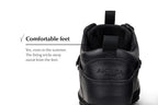 Hiker black xWide barefoot ankle trekking boots