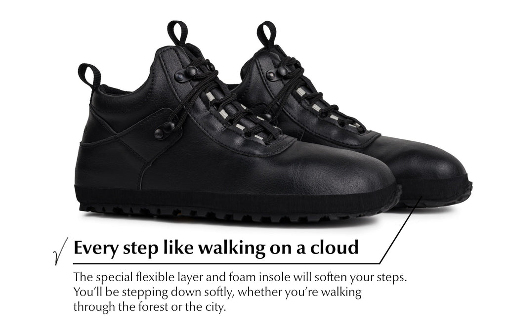 Hiker Comfort black ankle trekking boots