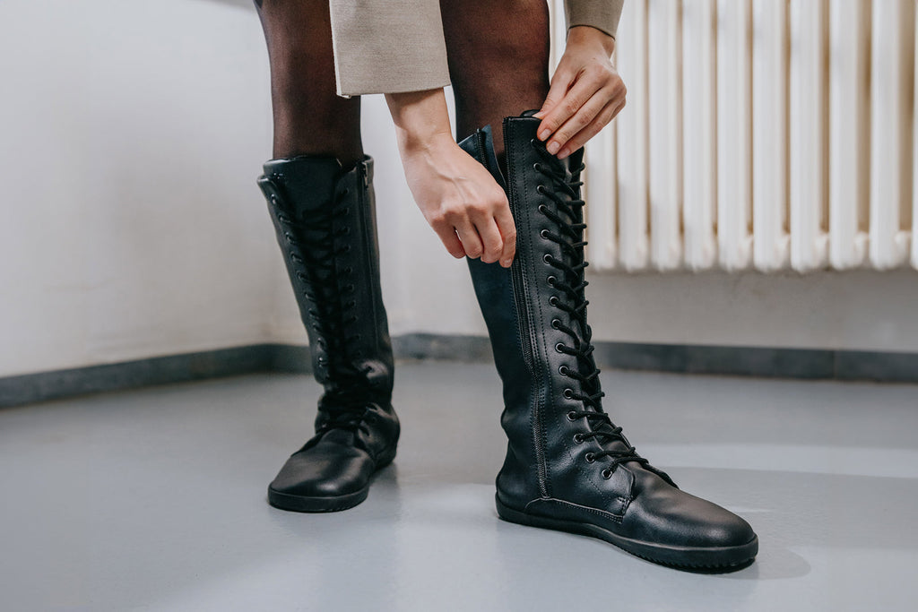 barefoot boots Jaya Tall black