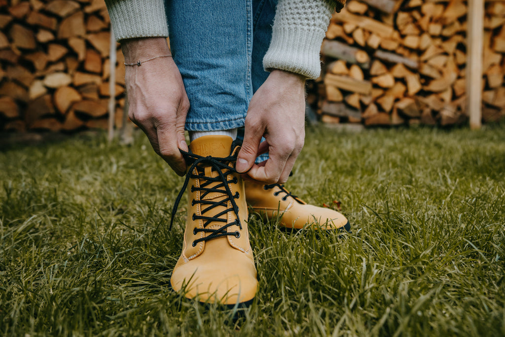 Comfort shoes Shuma Nature mustard nubuck