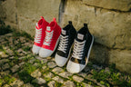 barefoot sneakers Street high-top – Black Hemp