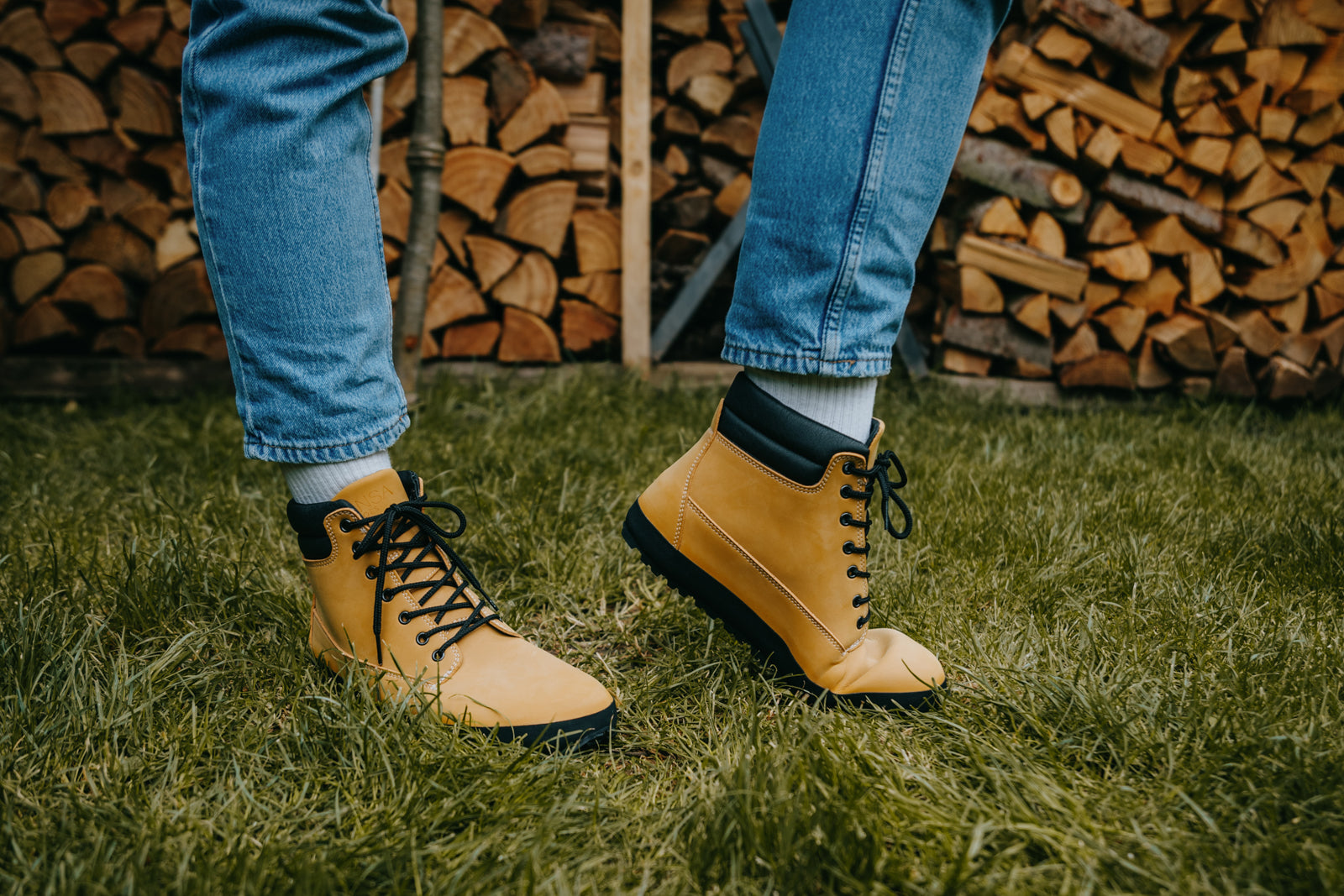 barefoot shoes Shuma Nature mustard nubuck