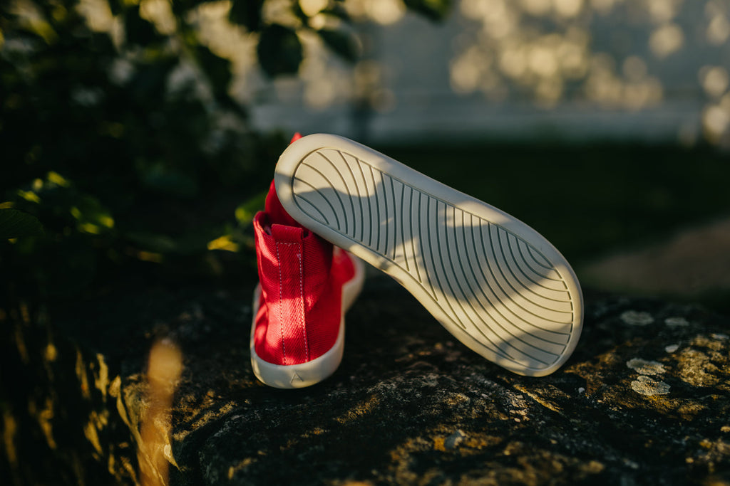 Comfort sneakers Street high-top – Red Hemp