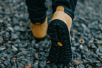 winter barefoot boots Shuma Winter mustard nubuck