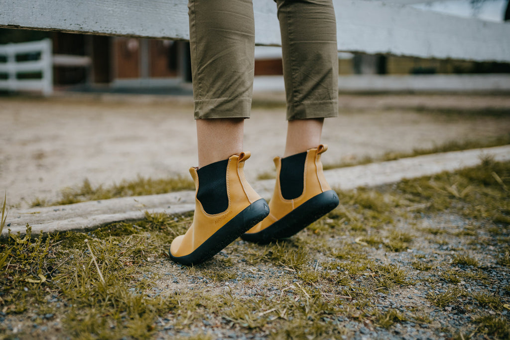 Comfort shoes Chelsea 2.0 mustard nubuck
